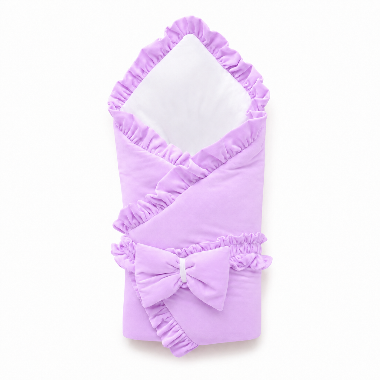 Sleeping Wrap - Purple with frills