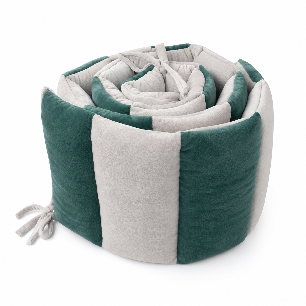 Quilted Bumper - Emerald Teal