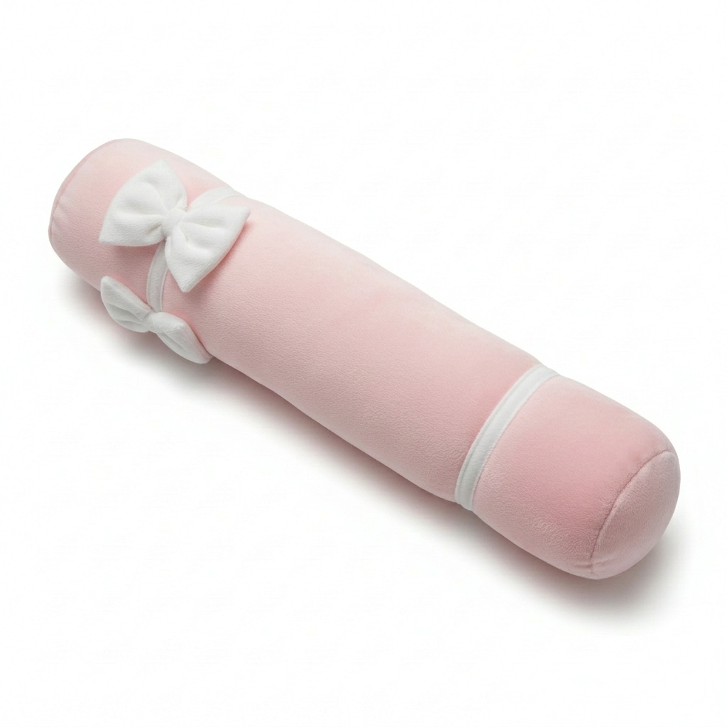 Bolster Pillow -Pinky Bow🎀
