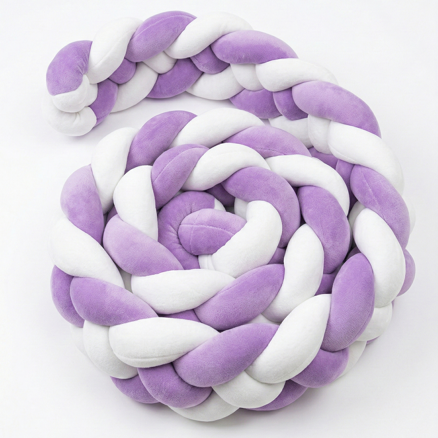 04 Strand Bumper - Purple and White