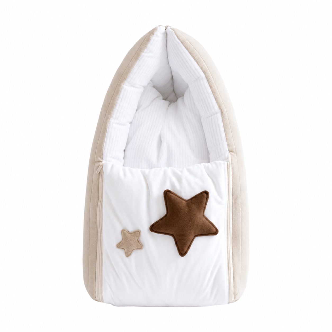 Baby Carrier - Brown stars