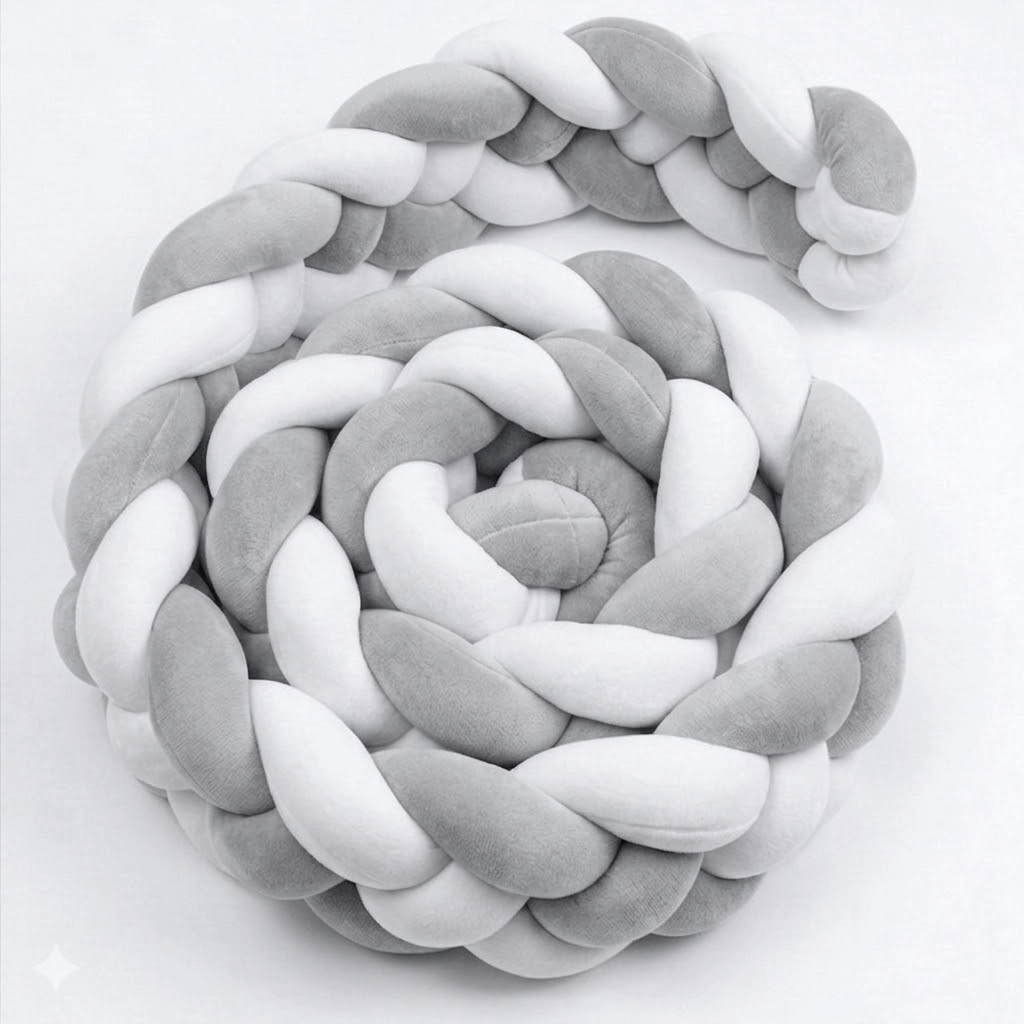 04 Strand Bumper - Grey and White
