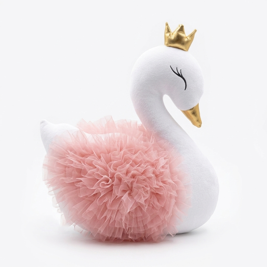 Swan Pillow - Peach Puff🍑