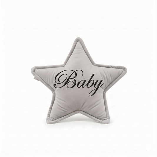 Star Pillow - Cool Grey🔘