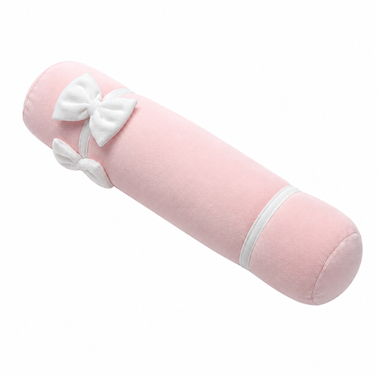Bolster Pillow -Pinky Bow🎀
