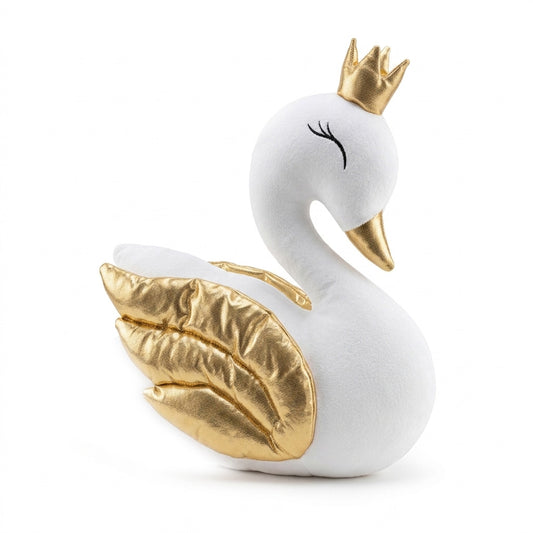 Swan Pillow - Golden Swan